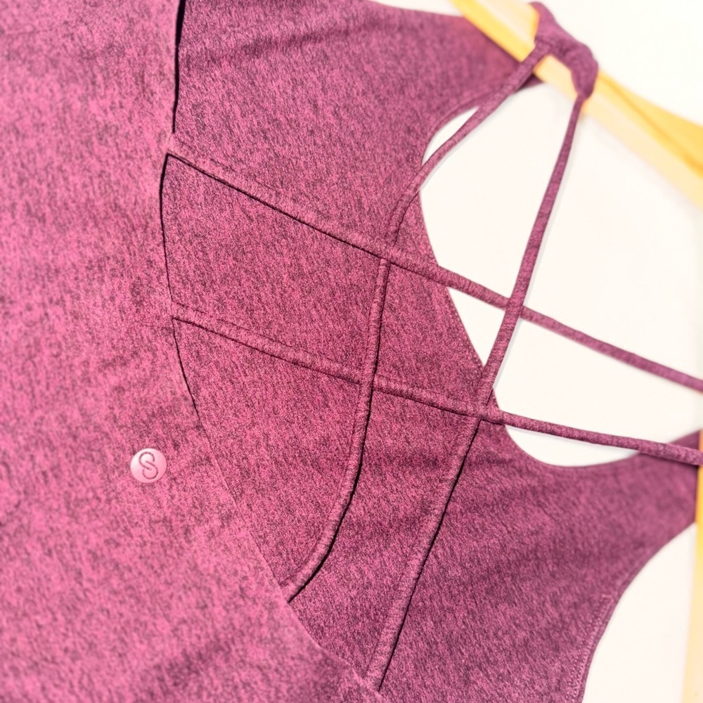 Calia by Carrie underwood activewear jumpsuit one piece plum maroon cross cross - Picture 4 of 5